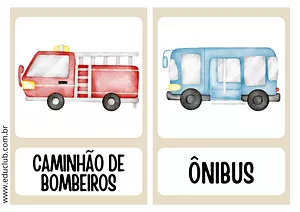 Atividade meios de transporte Educação Infantil