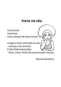 Irene no céu, de Manuel Bandeira