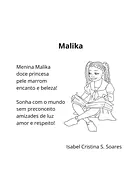 Malika, de Isabel Cristina S. Soares para 5º Ano, 4º Ano, 3º Ano, 2º Ano, 1º Ano de Biblioteca, Poema infantil - Material ...