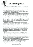 A mosca atrapalhada para 5º Ano, 4º Ano, 3º Ano de Datas Comemorativas, Contos Infantis, Biblioteca, Dia da Consciência Ne...