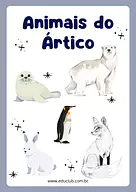 Animais do Ártico para colorir Animais do Ártico para colorir para Creche, Pré-Escola de Geografia, Desenhos, Artes, Ártico - Material educacional