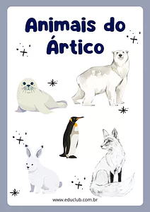 Animais do Ártico para colorir