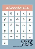 Alfabeto Montessori para imprimir