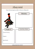 Abayomi: atividade de pesquisa Abayomi: atividade de pesquisa para 4º Ano, 3º Ano, 2º Ano de Datas Comemorativas, Recursos Educativos, Roteiro de pesquis...