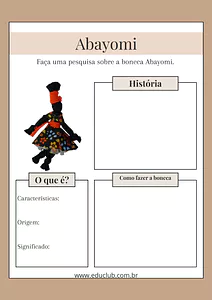 Abayomi: atividade de pesquisa