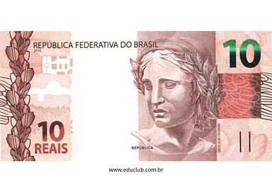 Nota de 10 reais para imprimir Nota de 10 reais para imprimir para 5º Ano, 4º Ano, 3º Ano, 2º Ano, 1º Ano de Matemática, Dinheiro, Educação Financeira - ...