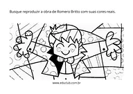 Atividade com O Abraço, de Romero Britto para 3º Ano, 2º Ano, 1º Ano de Artes, Pintura - Material educacional