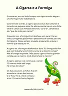 A cigarra e a formiga