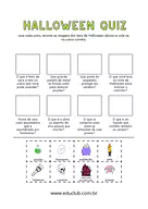 Brincadeira para Halloween: quiz assustador para 5º Ano, 4º Ano, 3º Ano de Datas Comemorativas, Halloween, Brincadeiras - ...