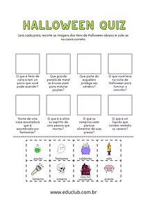 Brincadeira para Halloween: quiz assustador