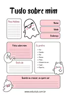 Atividade de Português Dia das Bruxas para 4º Ano, 3º Ano de Datas Comemorativas, Ciências Sociais, Halloween, Autoconheci...
