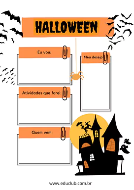 Exercício para responder sobre o Halloween Exercício para responder sobre o Halloween para 4º Ano, 3º Ano de Datas Comemorativas, Língua Portuguesa, Halloween - Mate...