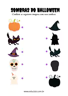 Atividade de Halloween infantil Atividade de Halloween infantil para Pré-Escola de Datas Comemorativas, Conceitos Matemáticos, Habilidades Perceptivas, At...