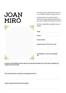 Atividade sobre Joan Miró
