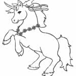 desenho de unicornio para pintar