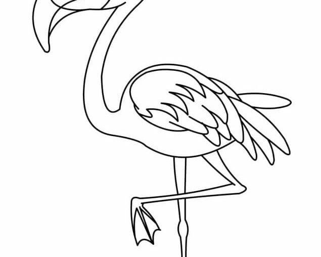 pintar flamingo