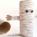 Animais com rolo de papel higiênico - Múmia