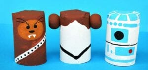Animais com rolo de papel higiênico - Star Wars