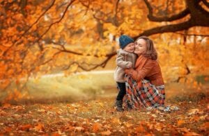 Fotos de família em outono