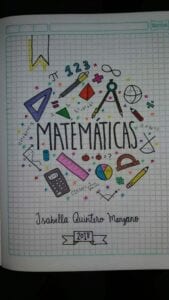 capas para cadernos personalizados matematica