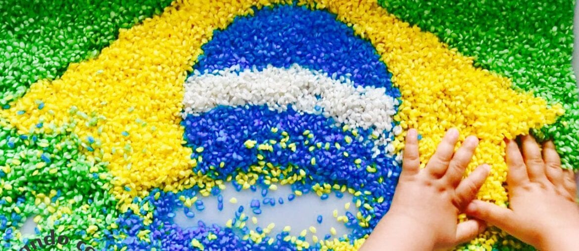 atividade da bandeira do brasil