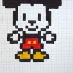 Desenhos quadriculados - Mickey