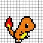 Desenhos quadriculados - Pokemon