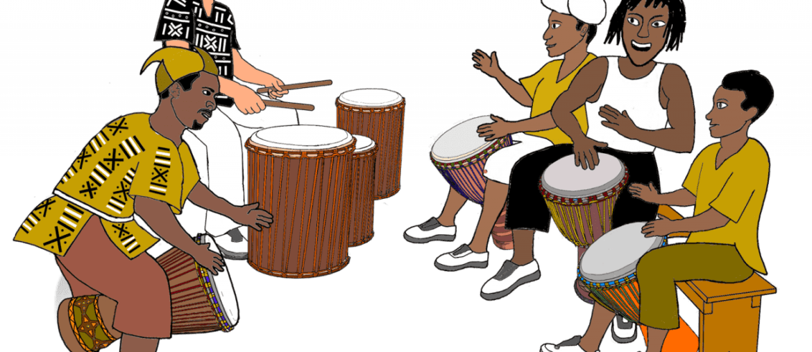 lenda dos tambores africanos