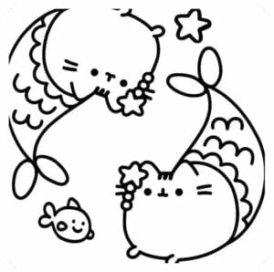 desenhos para colorir kawaii sereia
