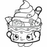 desenhos para colorir kawaii sorvete delicioso