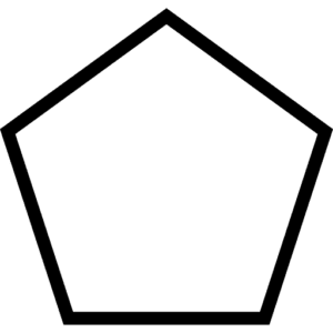 formas geometricas para imprimir pentagono