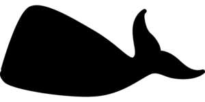 silhuetas de animais mamiferos para imprimir baleia