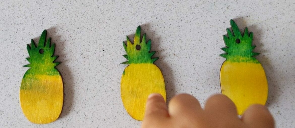 Pintar abacaxi de madeira 01