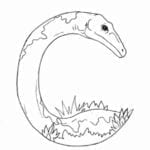 alfabeto de dinossauros para imprimir letra C
