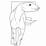 alfabeto de dinossauros para imprimir letra F