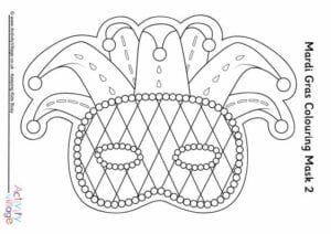 mascaras de carnaval para imprimir de arlequim