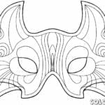 mascaras de carnaval para imprimir de dragao