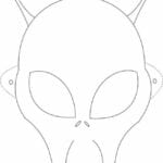 mascaras de carnaval para imprimir de extraterrestre