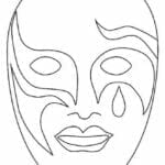 mascaras de carnaval para imprimir de veneza 1