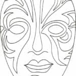 mascaras de carnaval para imprimir de veneza 3