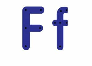abecedario completo letra f