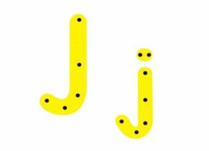 abecedario completo letra j