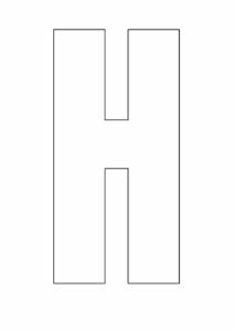 letras do alfabeto para copiar h