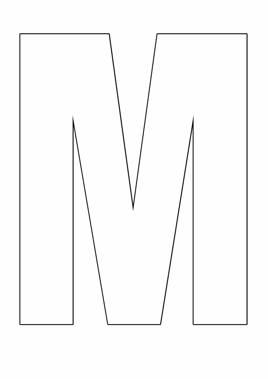 letras do alfabeto para copiar m