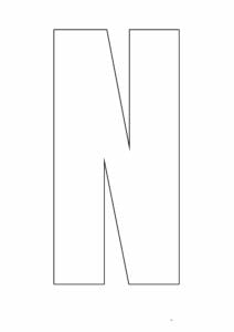 letras do alfabeto para copiar n