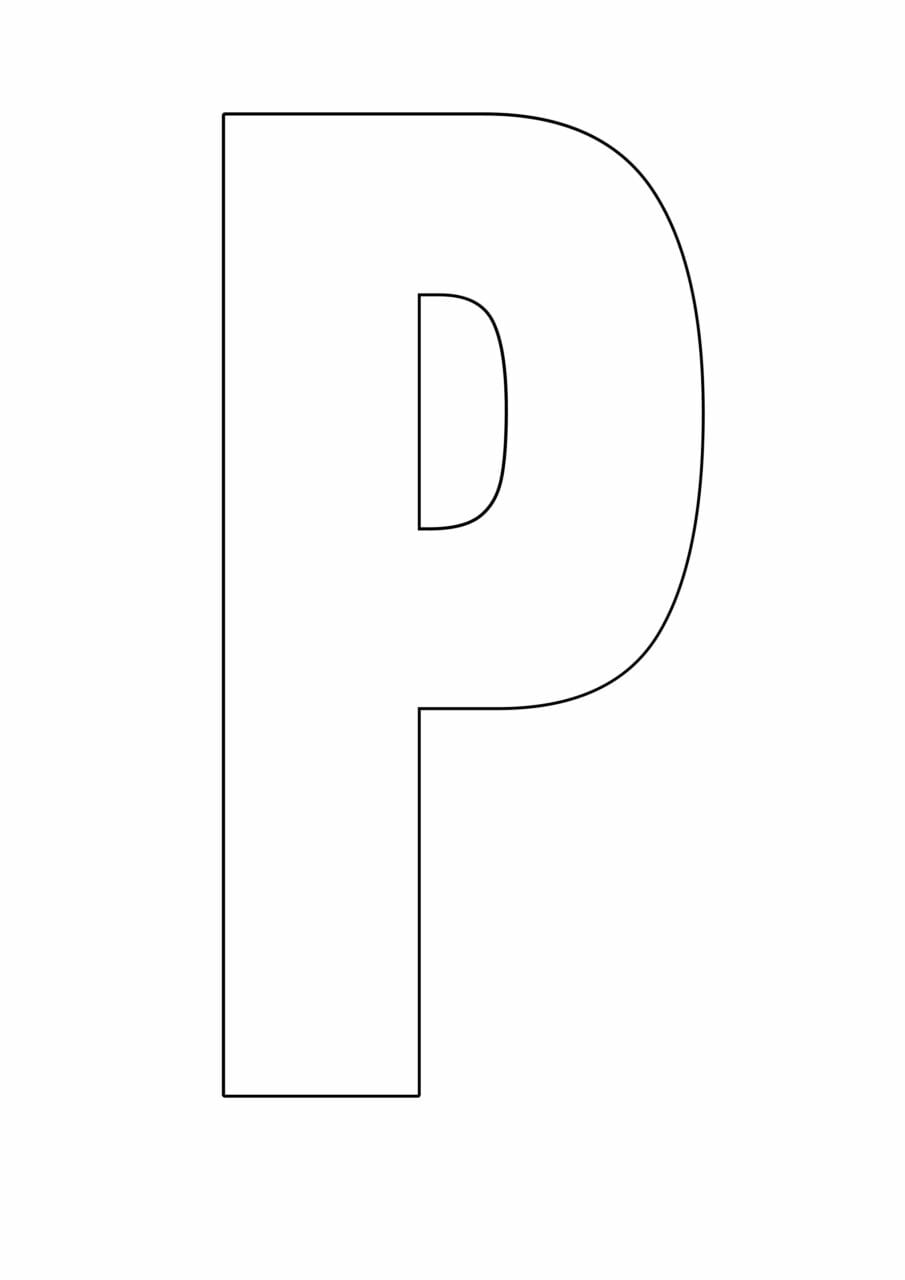 letras do alfabeto para copiar p