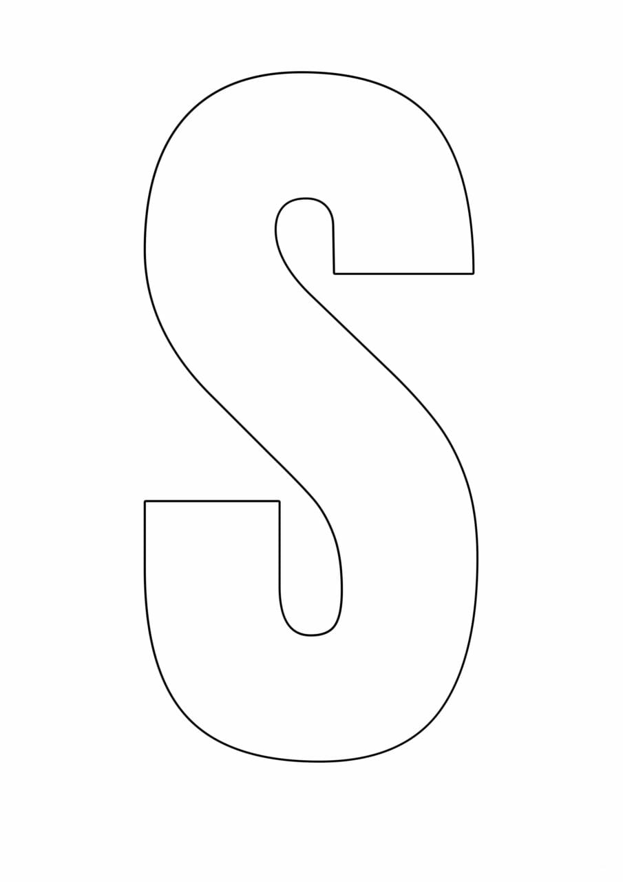 letras do alfabeto para copiar s