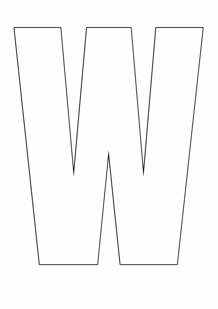 letras do alfabeto para copiar w