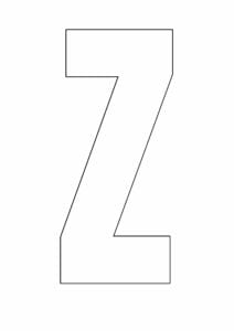 letras do alfabeto para copiar z
