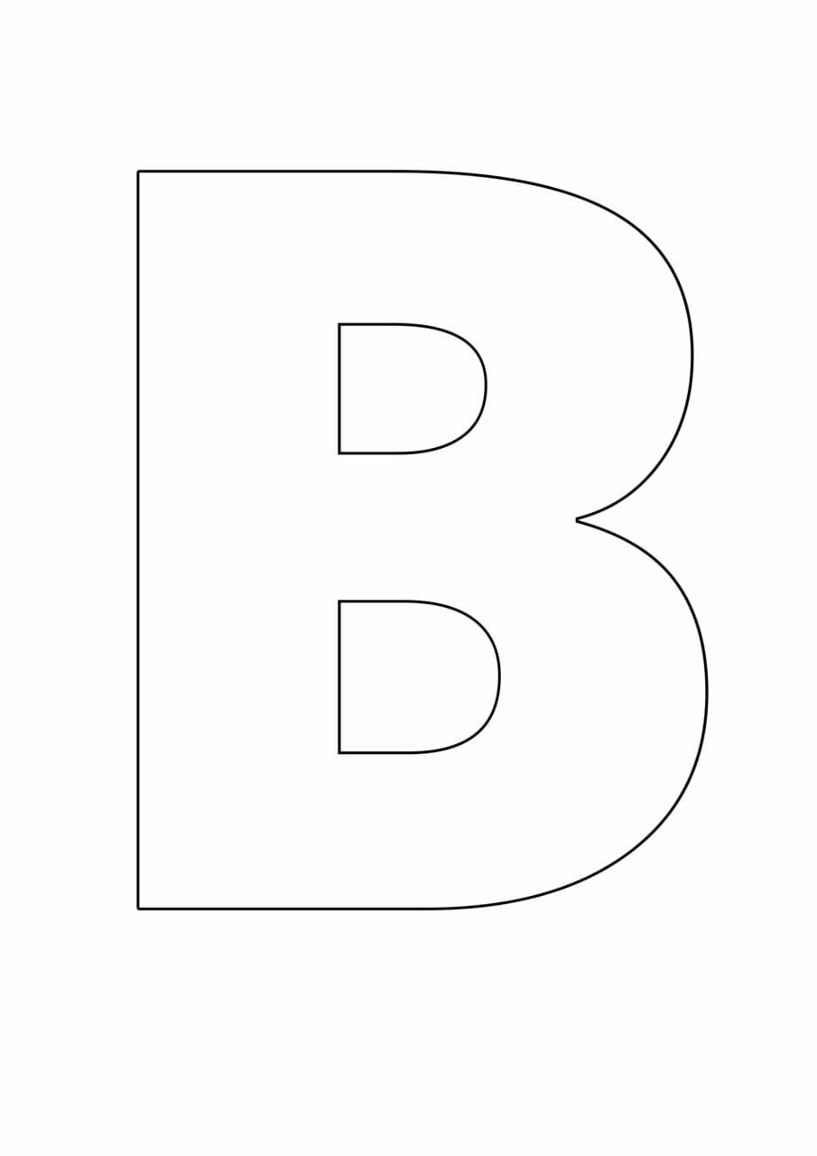 letras grandes do alfabeto b